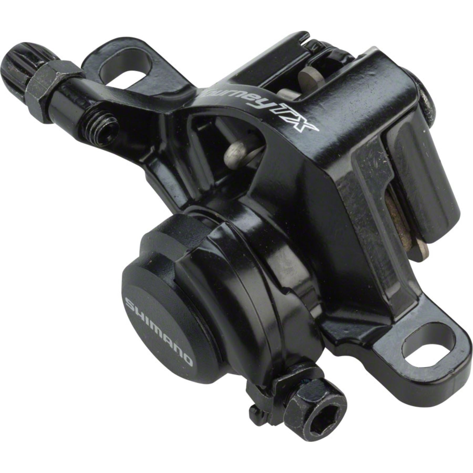 Shimano Disc Brake Caliper with Resin Pads Front or Rear - Tourney BR-TX805 [MPN: EBRTX805FPRL]_1214795