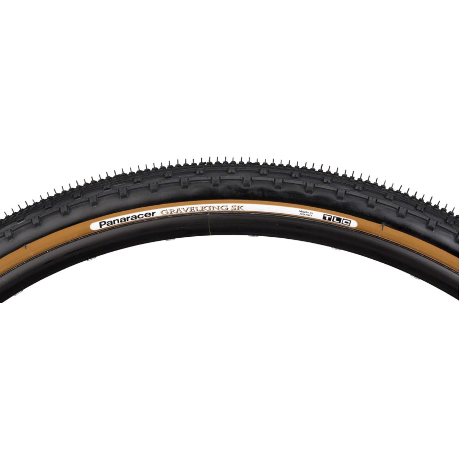 Panaracer GravelKing SK Tire - 700 x 35, Tubeless - Black/Brown [MPN: RF735-GKSK-D]_1215965