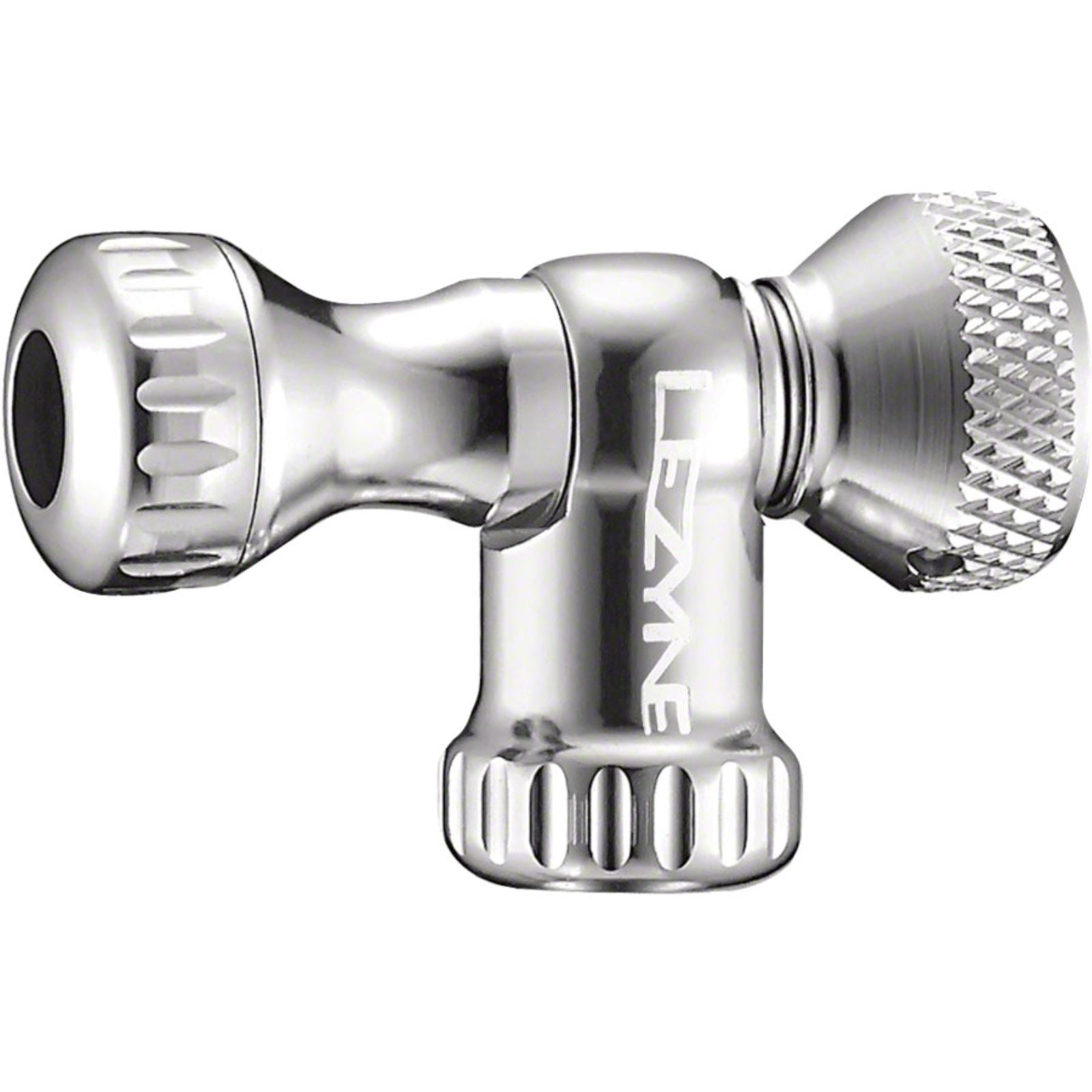 Lezyne Control Drive Co2 Slip Fit Head only Silver [MPN: 1-C2-CTRLDR-V306]_1216851