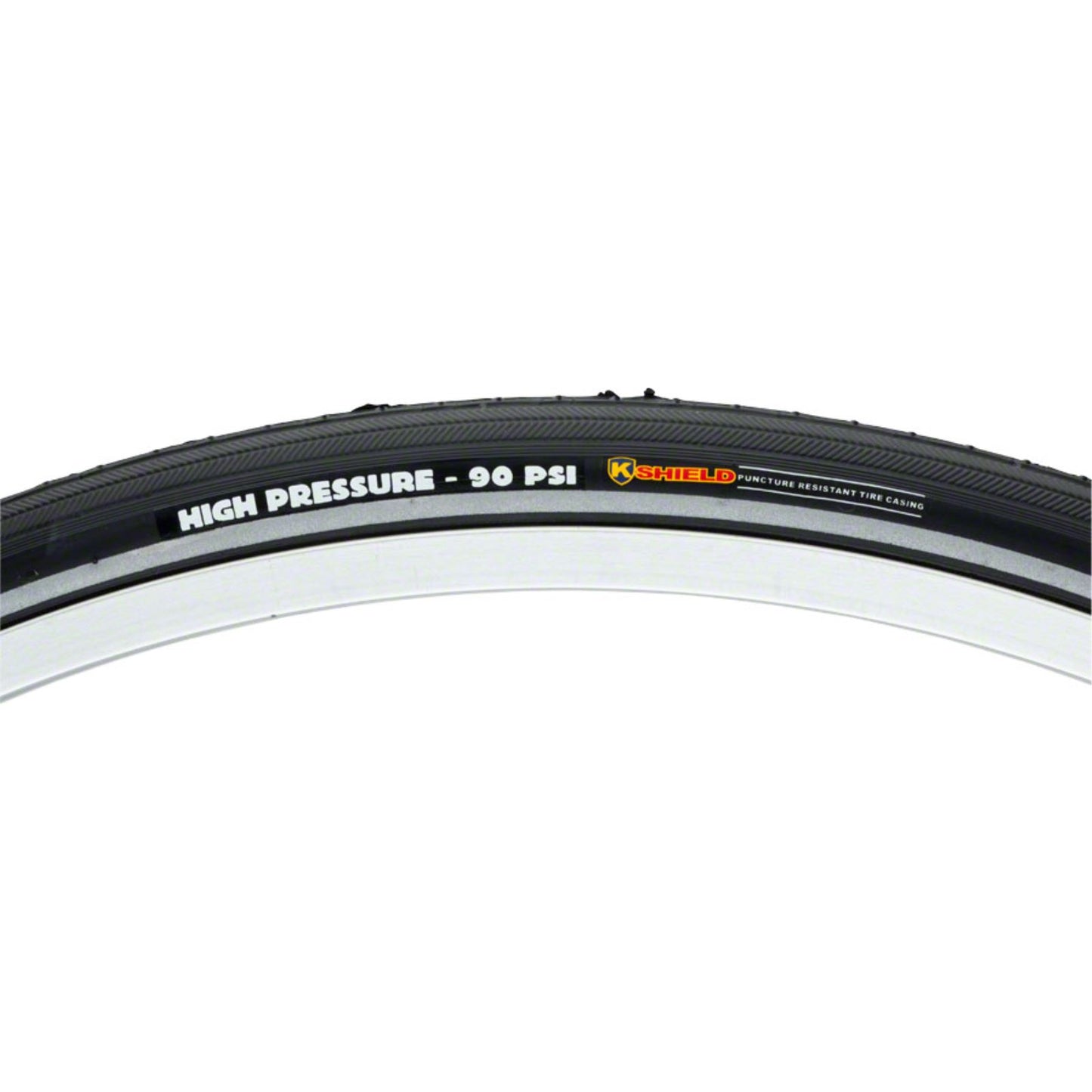 Kenda - Bicycle Kenda Street K35 Tire - 27 x 1 1/4, Clincher, Wire, Black/Reflective 05798962_1217422