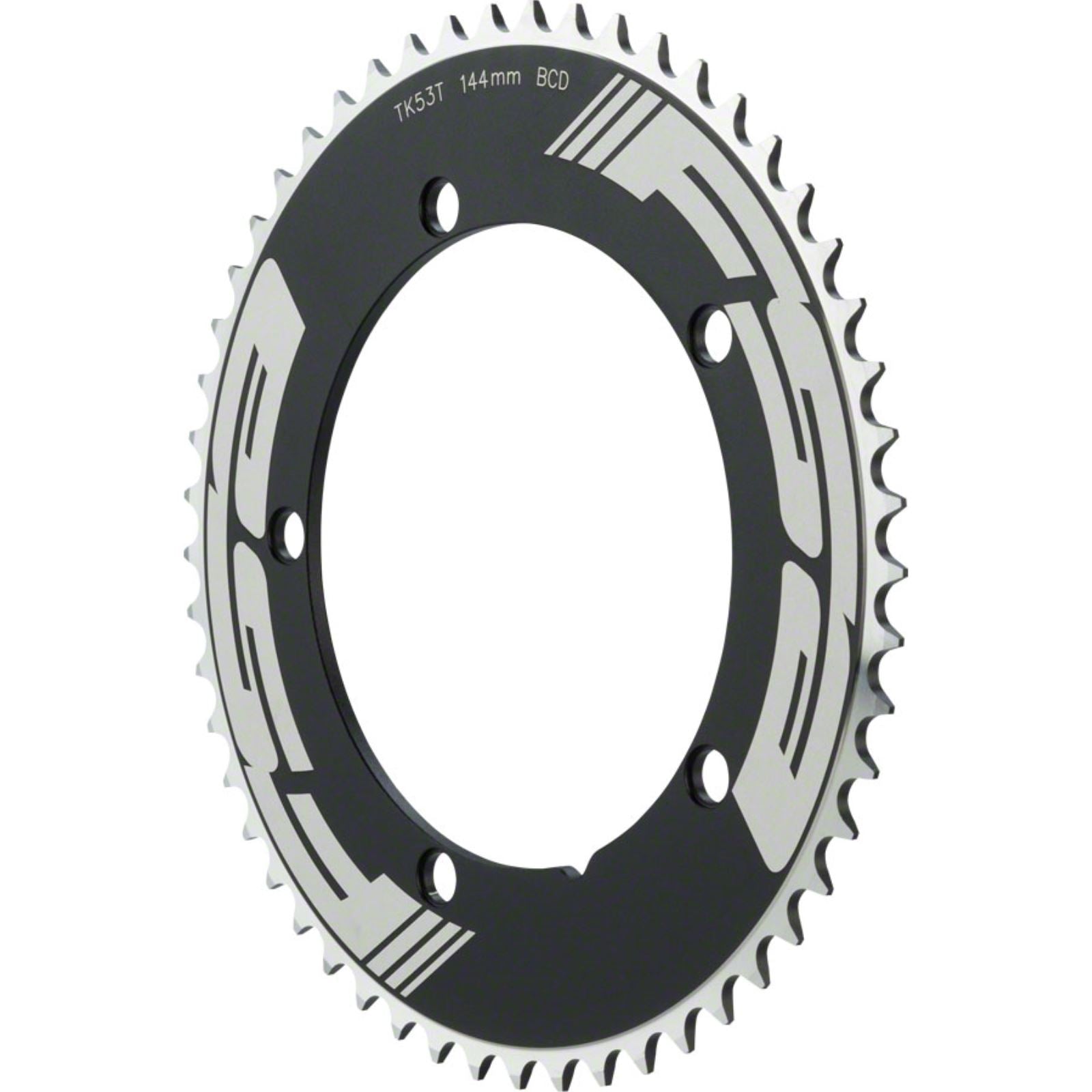 Full Speed Ahead Pro Track Chainring 53t x 144mm 1/2x1/8" Black [MPN: 374-0053]_1219406