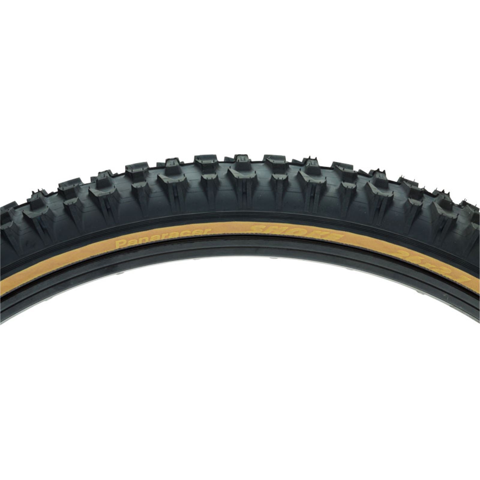 Panaracer Smoke Tire - 26 x 2.1, Clincher, Folding, Black/Tan, 60tpi [MPN: RF2621-LX-SMKC]_1219529