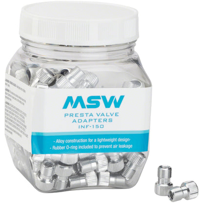 MSW Presta Valve to Schrader Valve Adapter - Jar of 150 [MPN: PU3350]_1220500