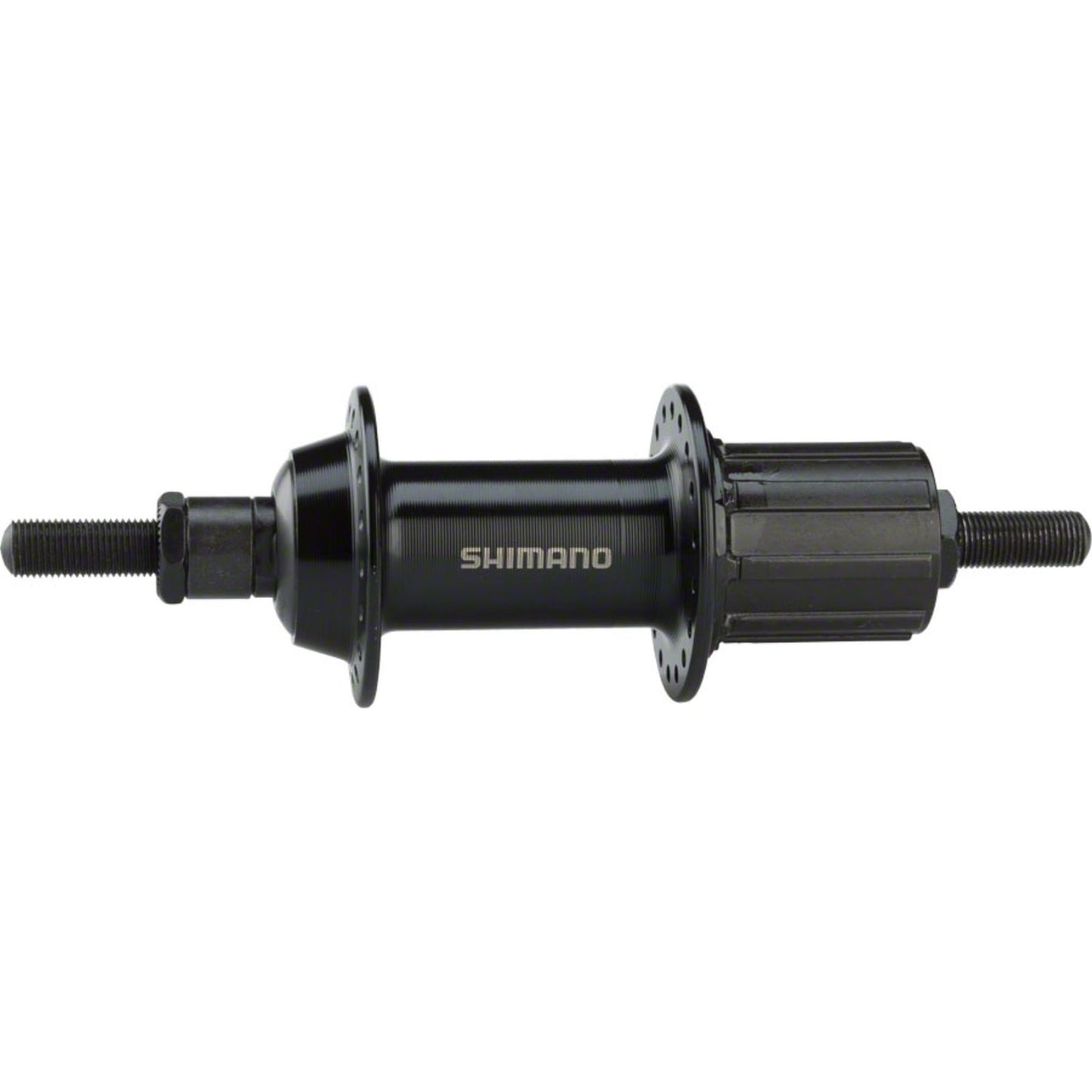 Shimano Rear Hub - Threaded x 135mm - Rim Brake - HG10 - Black - FH-TX500  [MPN: EFHTX5008DL]_1220694