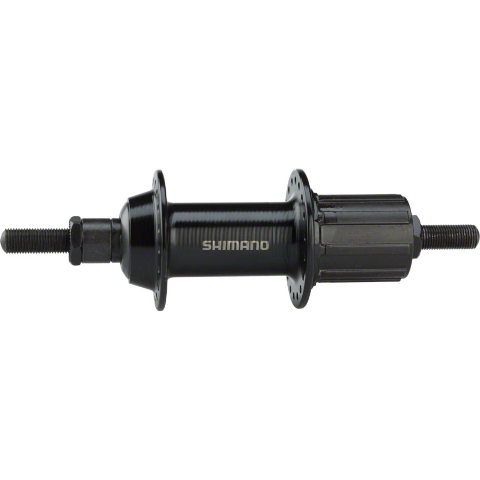 Shimano Rear Hub - Threaded x 135mm - Rim Brake - HG10 - Black - FH-TX500  [MPN: EFHTX5008DL]_1220694