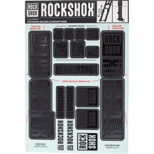 RockShox Fork Decal Kit - 35mm Dual Crown - Stealth - Black 11.4318.003.514_1221268
