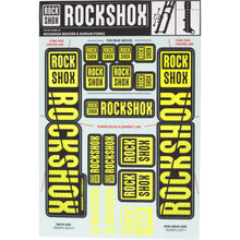RockShox Fork Decal Kit - 35mm Dual Crown - Yellow 11.4318.003.516_1221270