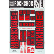 RockShox Fork Decal Kit - 35mm Dual Crown - Red 11.4318.003.518_1221272