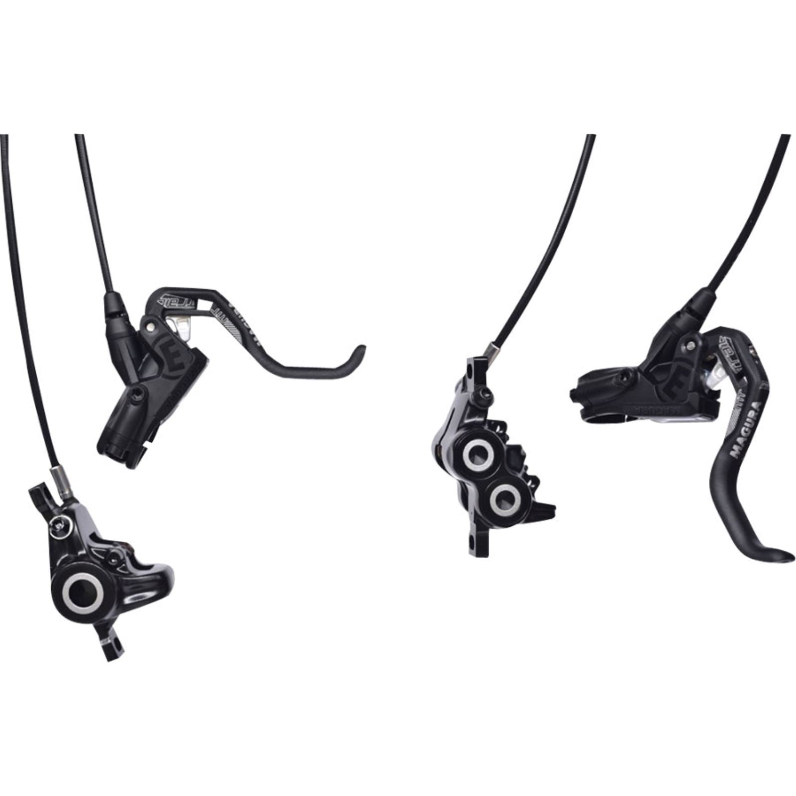Magura MT Trail Sport Disc Brake Set - Front/Rear, Black/White [MPN: 2701389-]_1222989
