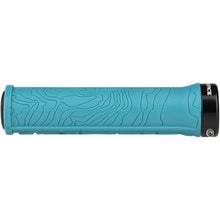 Race Face Half Nelson Grips - Turquoise - Lock-On [MPN: AC990065]_1223033