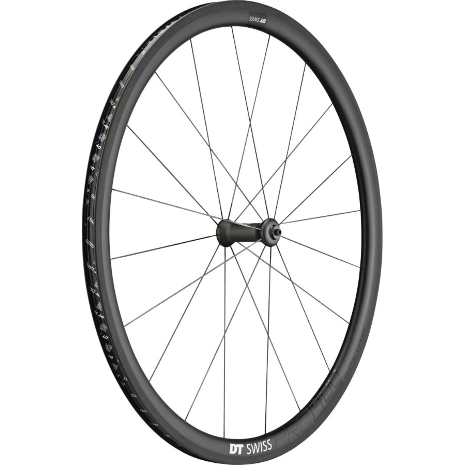 DT Swiss PRC 1400 Spline Front Wheel 700, QR x 100mm, Rim Brake, Black [MPN: WPRC140AAQXCA04425]_1223915