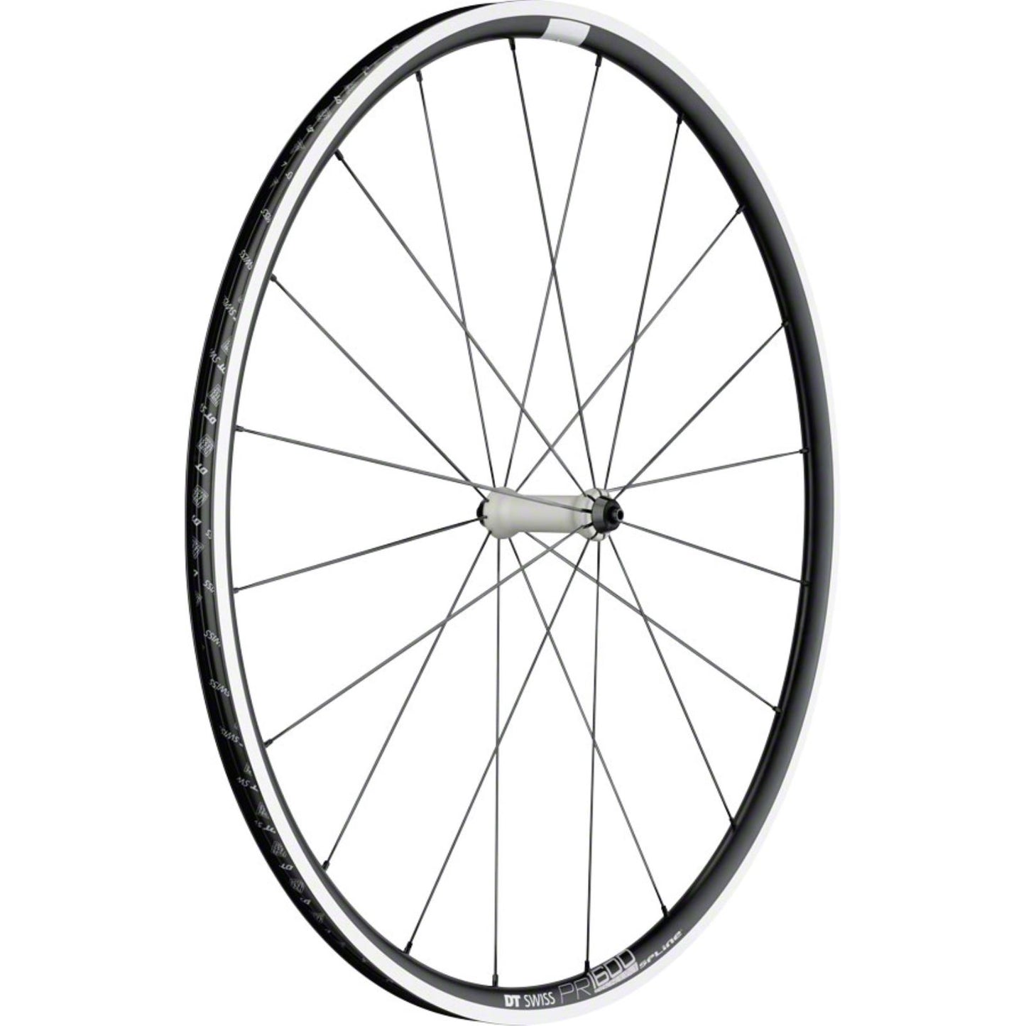 DT Swiss PR 1600 Spline 23 Front Wheel 700, QRx100mm, Rim Brake, Black [MPN: WPR1600AAQXSA04447]_1224846