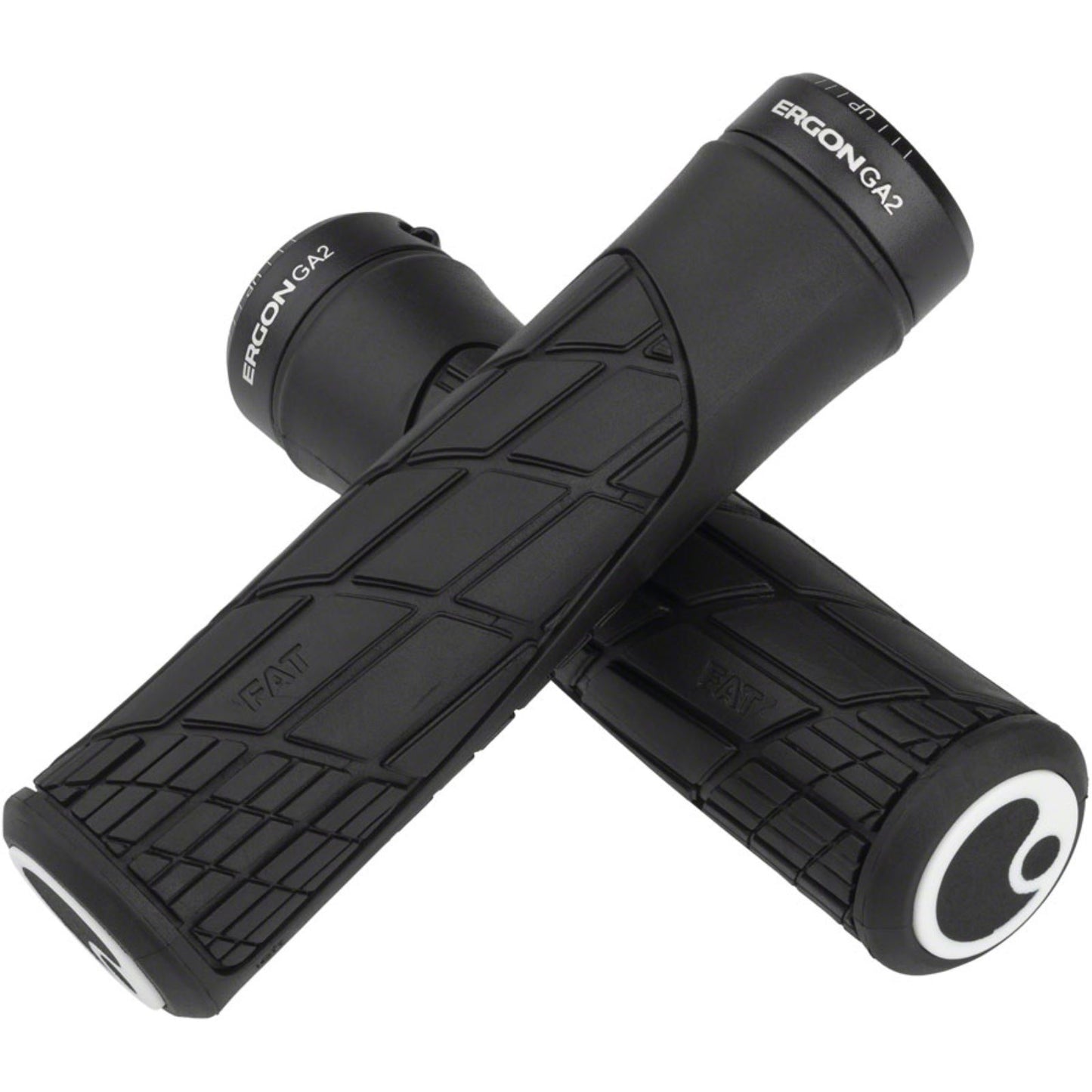 Ergon GA2 Fat Grips - Black, Lock-On [MPN: 42410089]_1225094
