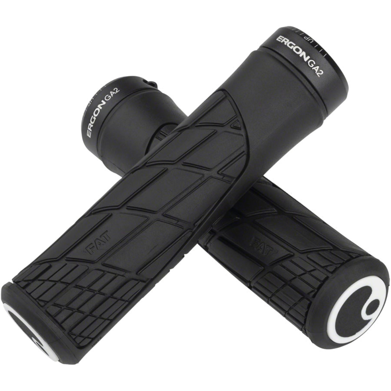Ergon GA2 Fat Grips - Black, Lock-On [MPN: 42410089]_1225094