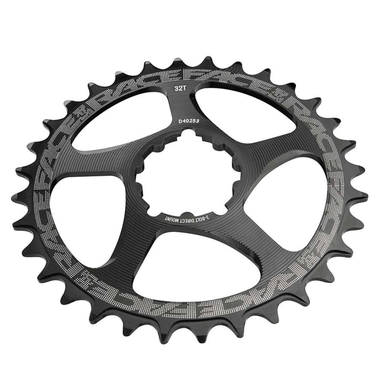 Race Face Narrow Wide Chainring: Direct Mount 3-Bolt Comp, 26t, Black [MPN: RNWDM26BLKSM3BOLT]_1483485
