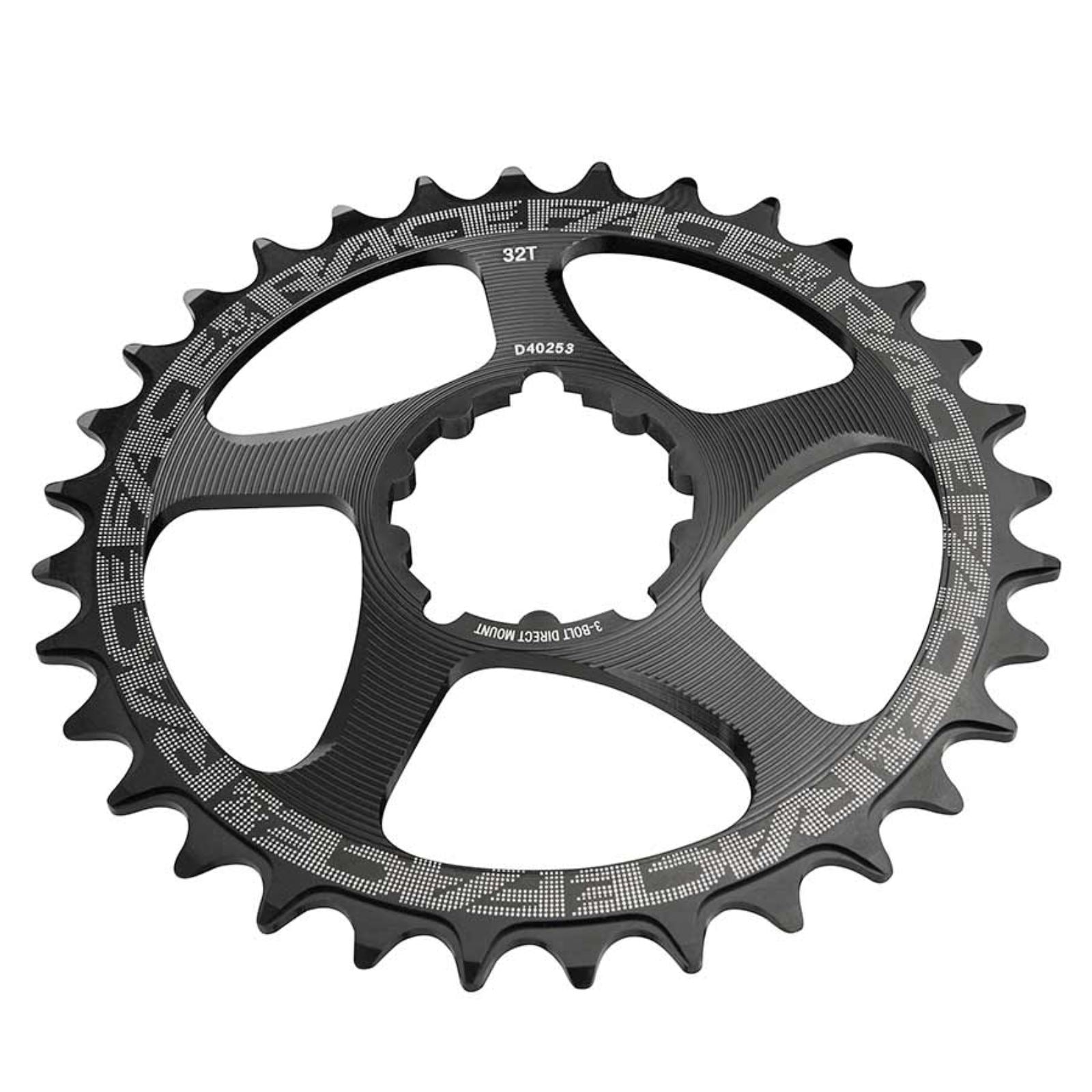 Race Face Narrow Wide Chainring: Direct Mount 3-Bolt Comp, 26t, Black [MPN: RNWDM26BLKSM3BOLT]_1483485