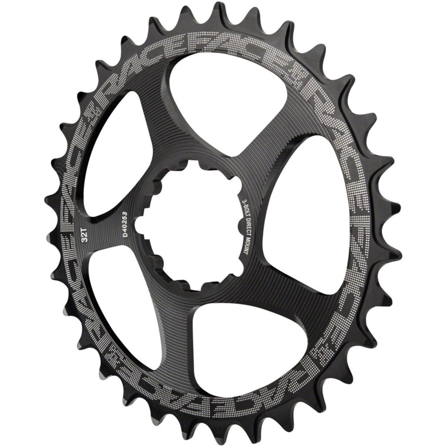 Race Face Narrow Wide Chainring: Direct Mount 3-Bolt Comp, 26t, Black [MPN: RNWDM26BLKSM3BOLT]_1225927