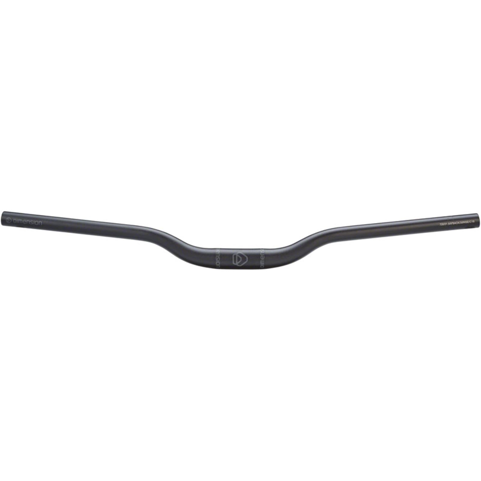 MSW Mountain Handlebar: 35mm Rise, 31.8, 720mm Wide, Black [MPN: HBRB11L(720)]_1226233