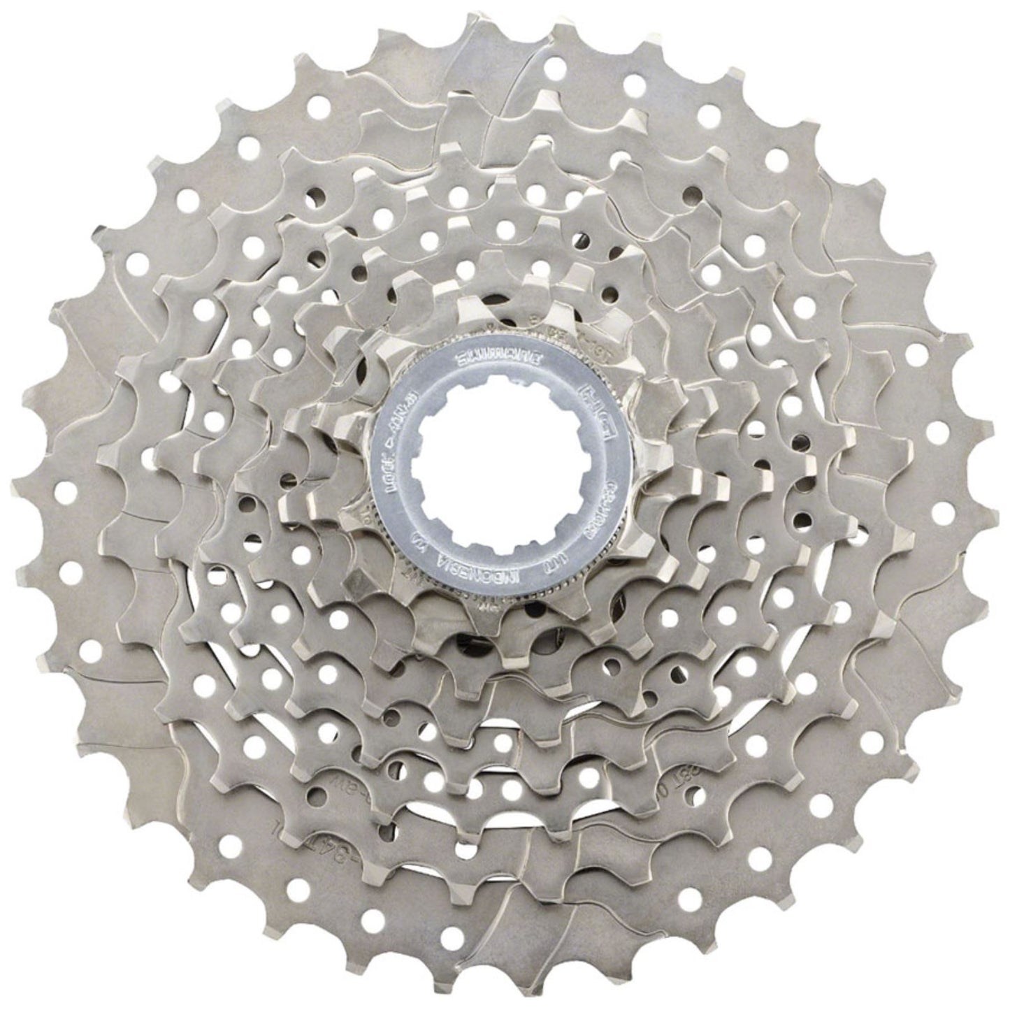 Shimano Cassette - 8 Speed - 11-34t - Silver - Nickel Plated [MPN: ECSHG508134P]_1226702