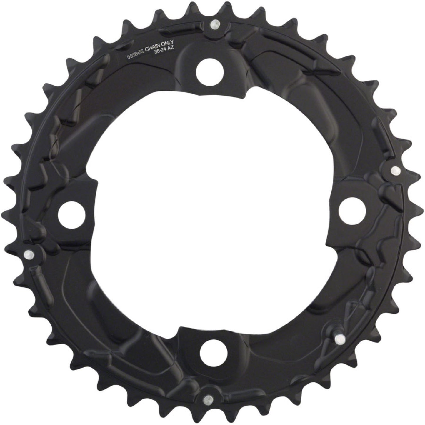 Shimano Chainring - 38t - 10-Speed - 104mm BCD - For 38-24t Set [MPN: Y1RP98080]_1227171