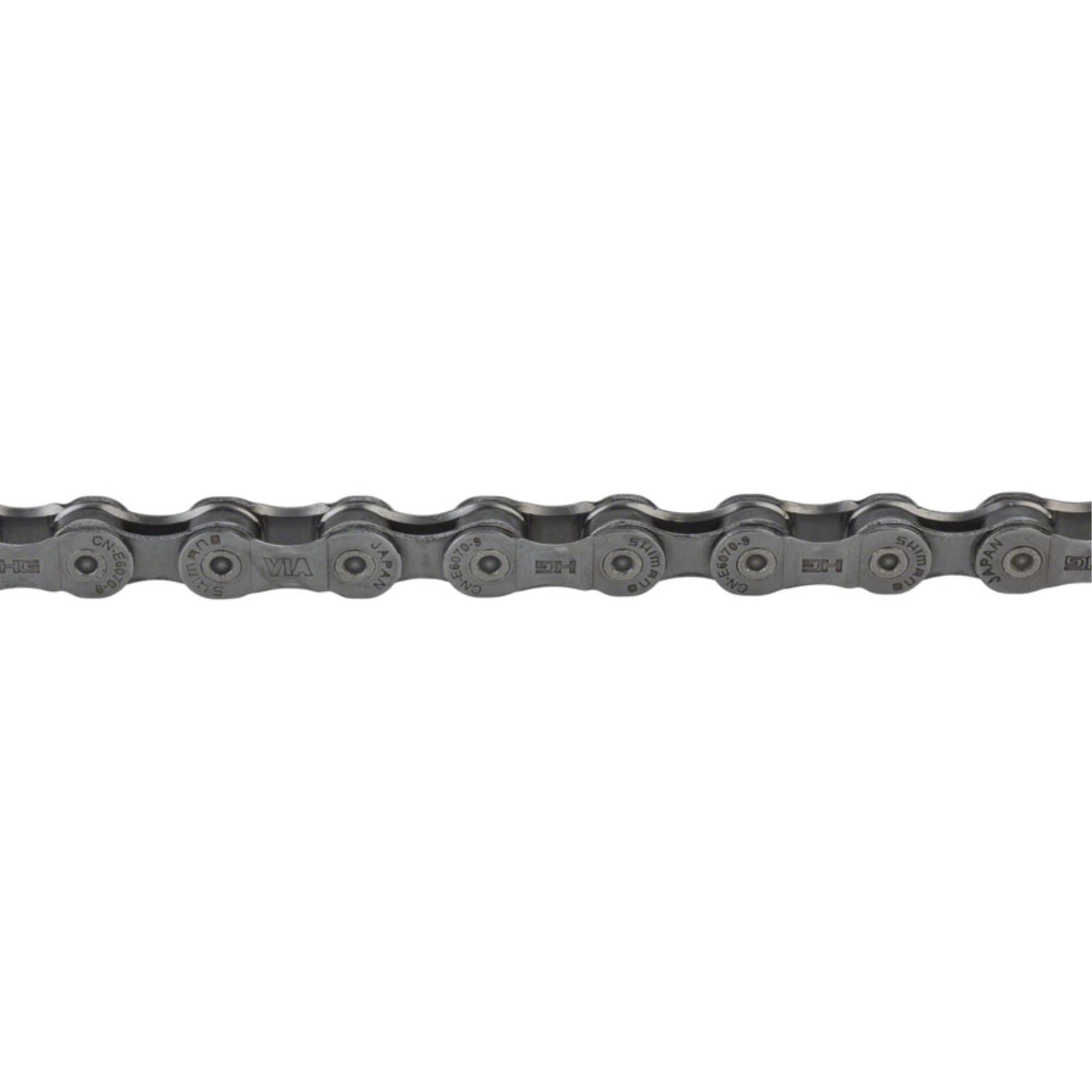 Shimano STEPS CN-E6070-9 Ebike Chain - 9-Speed, Gray [MPN: ICNE60709138I]_1228228