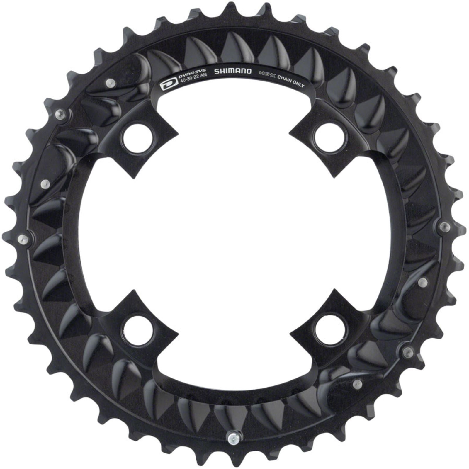 Shimano Deore M6000 40T Chainring - 10 Speed, 96mm BCD, for 40-30-22T Set [MPN: Y1WC98020]_1228254