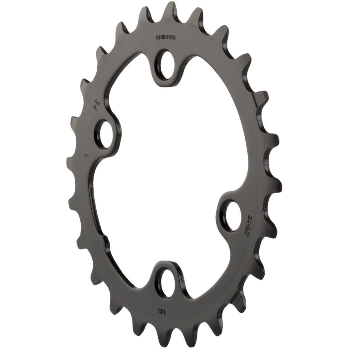Shimano 24t, Chainring 10-Speed, 64mm Asymmetric BCD, for 34-24t Set [MPN: Y1WD24000]_1228280