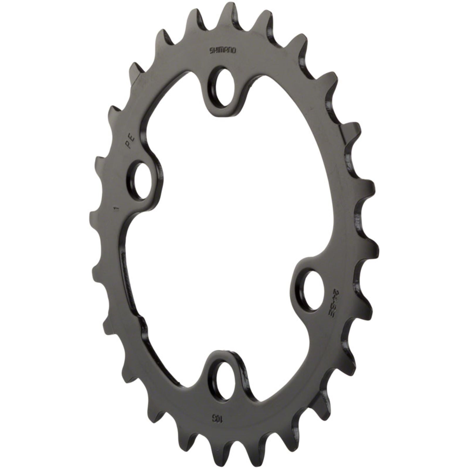 Shimano 24t, Chainring 10-Speed, 64mm Asymmetric BCD, for 34-24t Set [MPN: Y1WD24000]_1228280