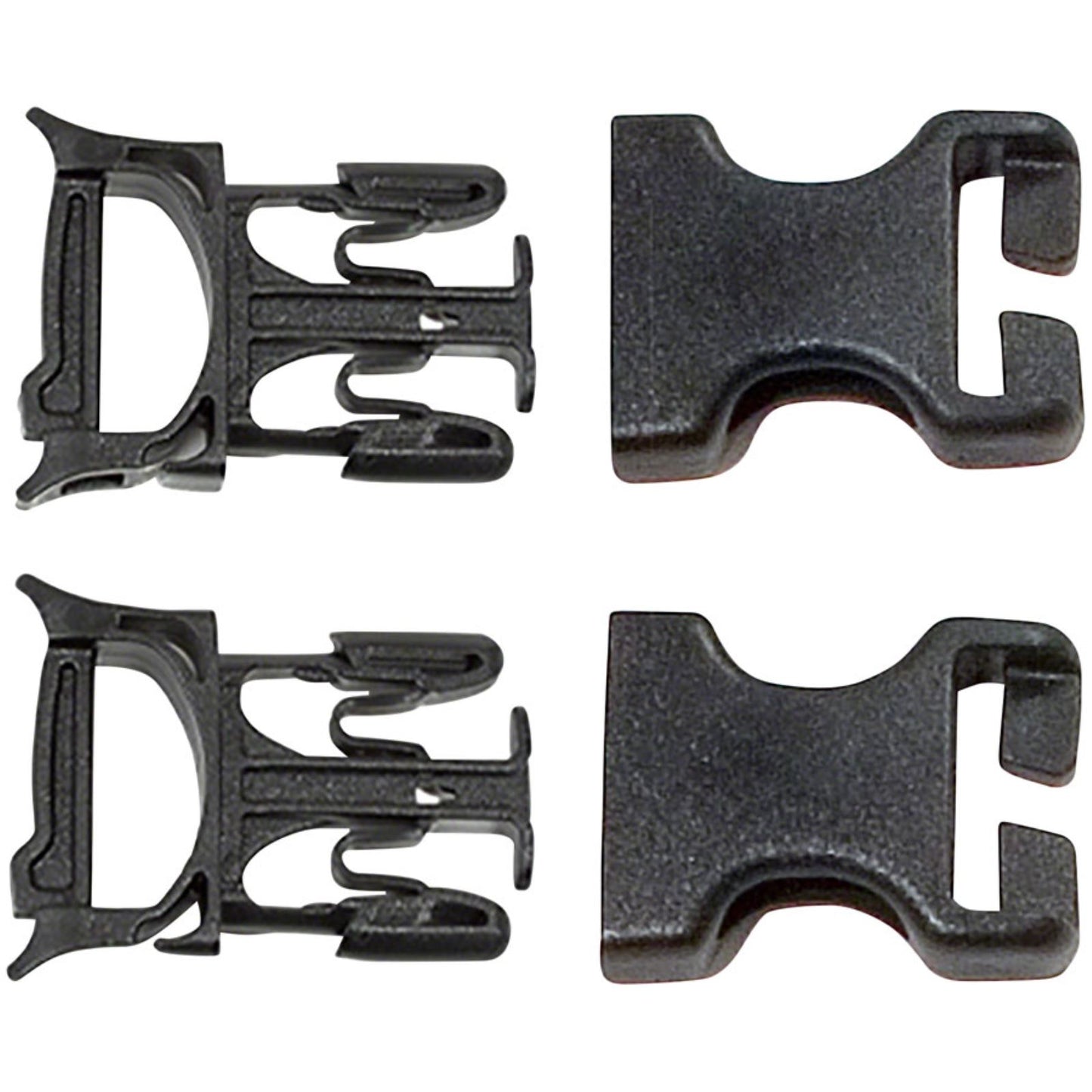 Ortlieb Repair Buckles - Fits 25mm Straps - Buckle Set - Pair - Black [MPN: E117]_1229867