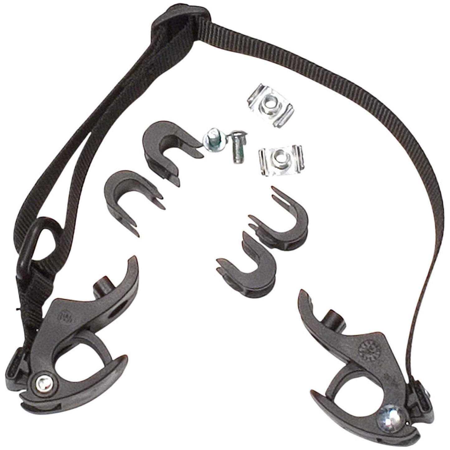 Ortlieb Replacement Pannier Hooks: For QL1 Systems - Pair - Black [MPN: E162]_1229869