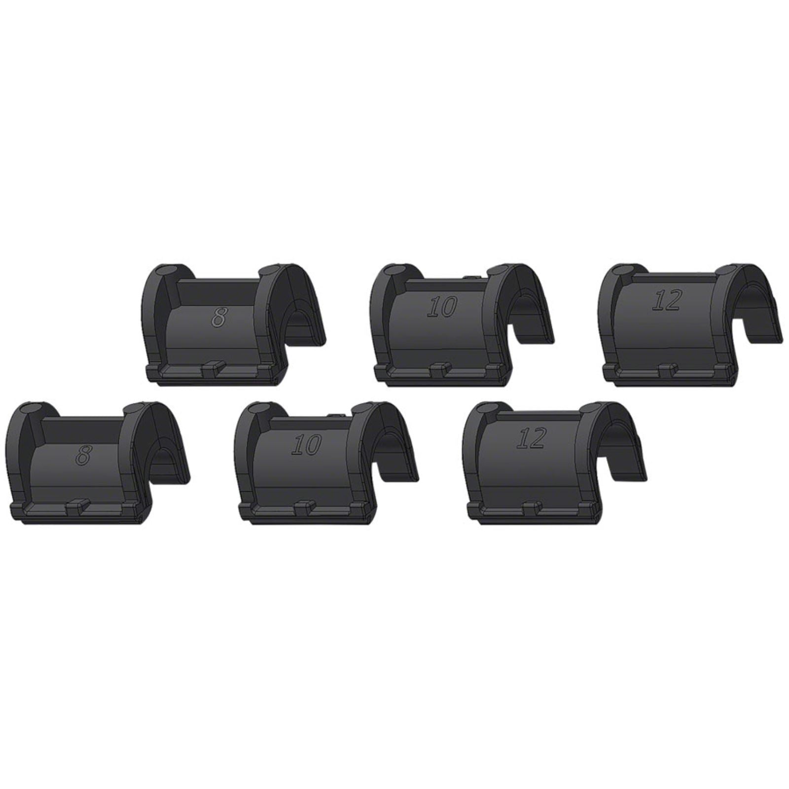 Ortlieb Rail Reducers For QL2.1/QL2 Systems - Includes 2x8mm - 2x10mm - 2x12mm [MPN: E197]_1230002