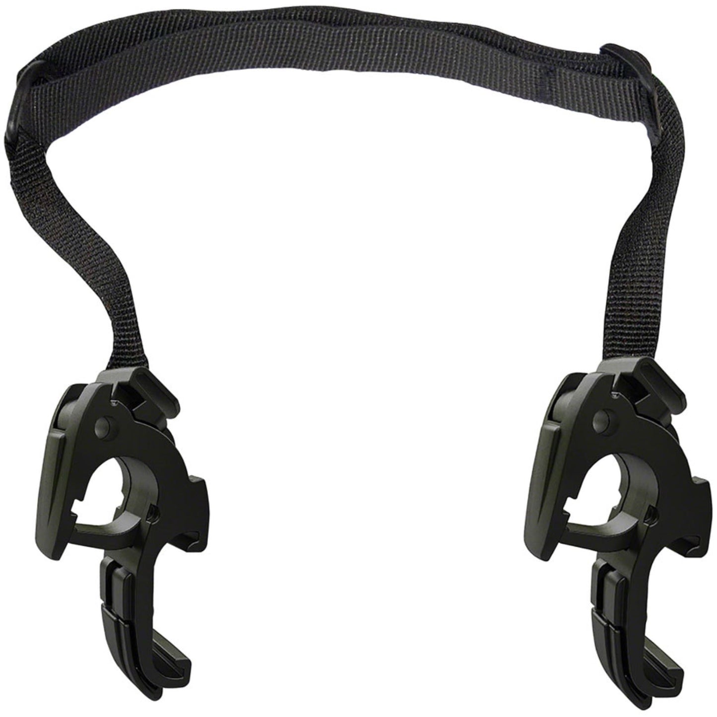 Ortlieb Pannier Hooks: For QL2.1 Systems - Fits 18mm Rails - Pair - Black [MPN: E211]_1229932