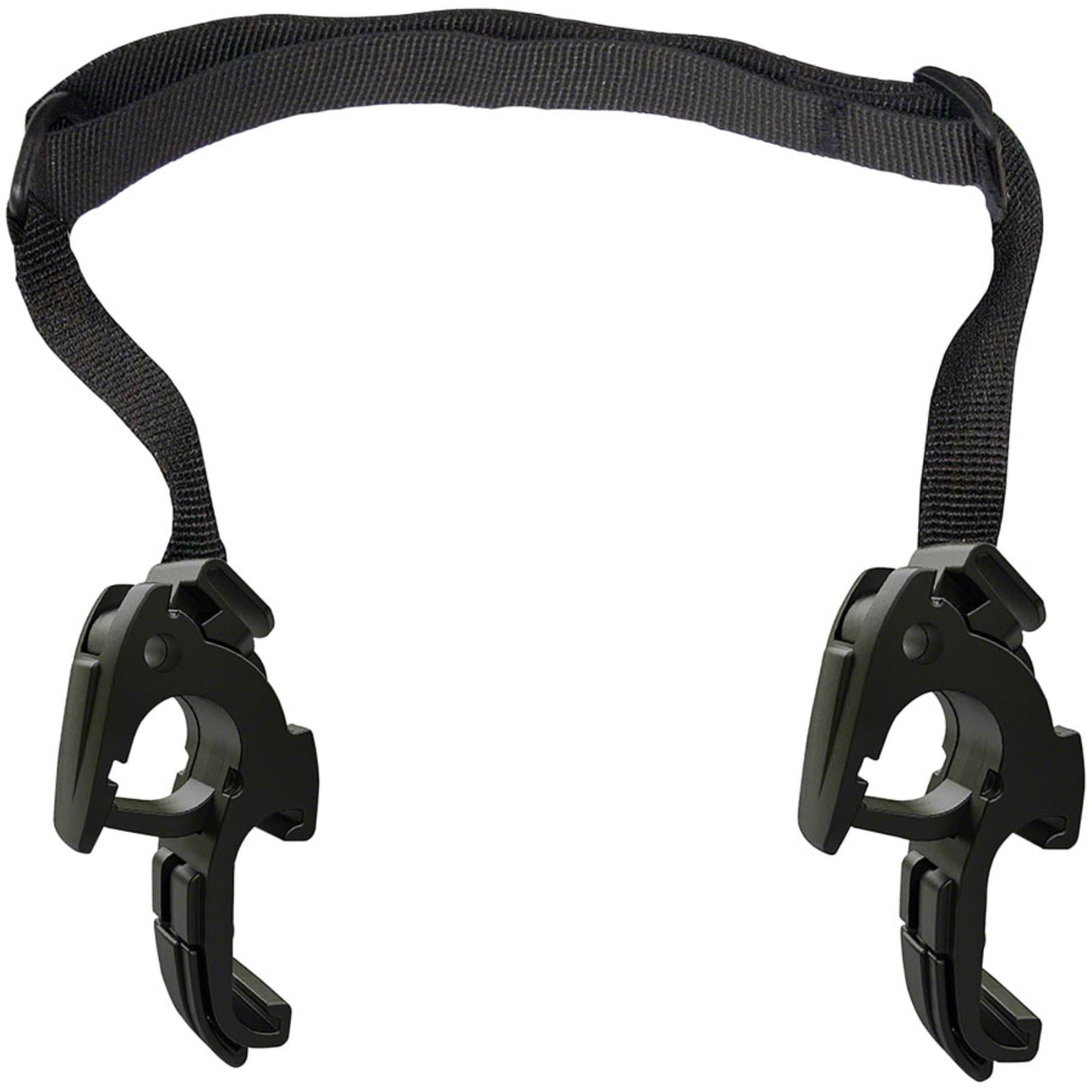 Ortlieb Pannier Hooks: For QL2.1 Systems - Fits 18mm Rails - Pair - Black [MPN: E211]_1229932