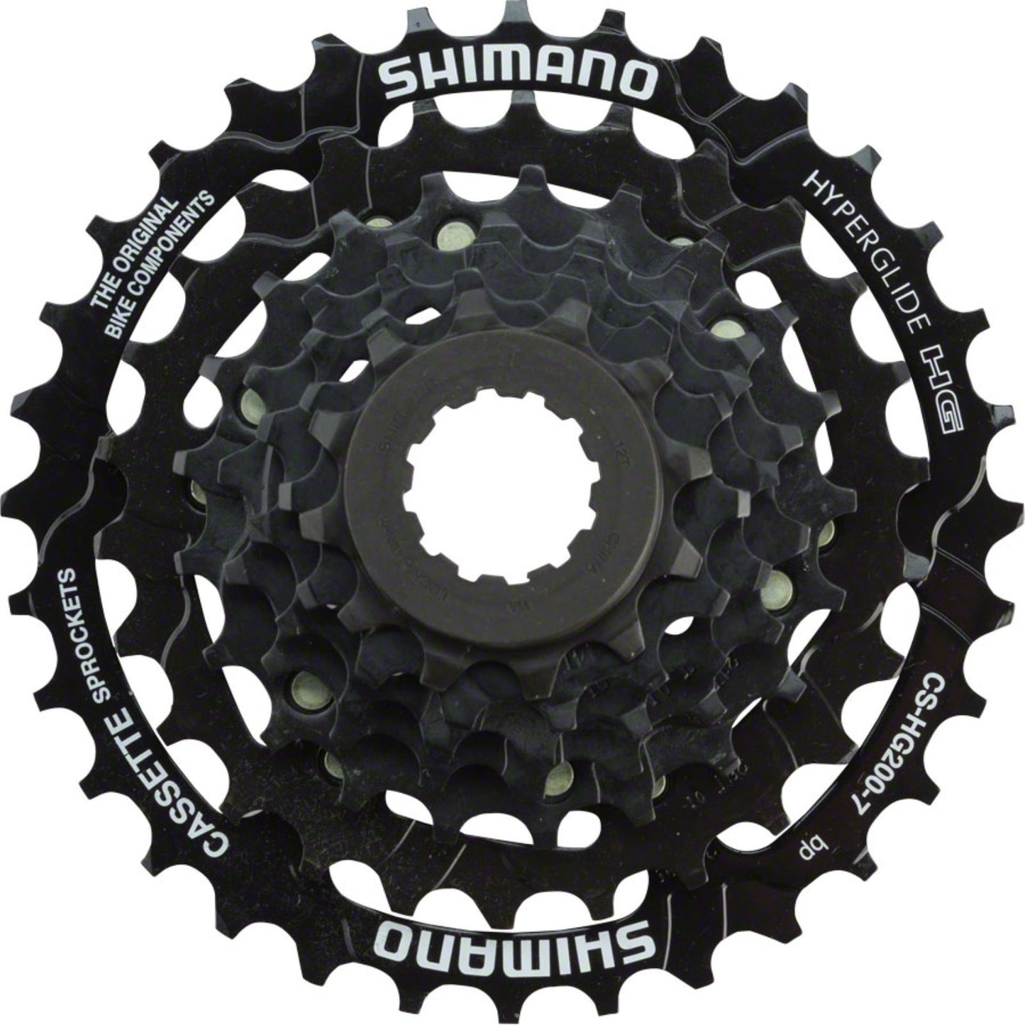 Shimano Cassette - 7 Speed - 12-32t - Black - Tourney CS-HG200  [MPN: ECSHG2007232T]_1230036