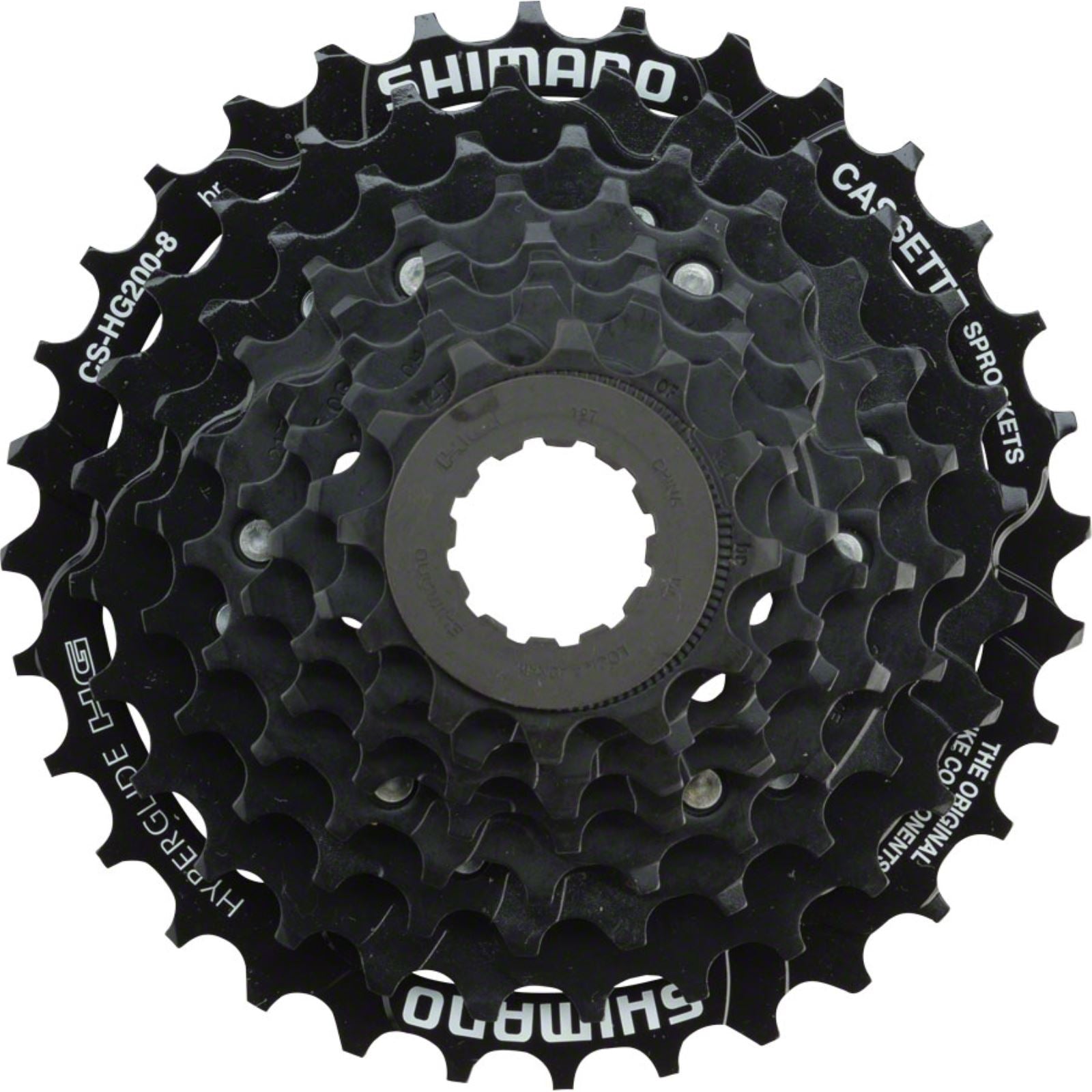 Shimano Cassette - 8 Speed - 12-32t - Black - Tourney CS-HG200  [MPN: ECSHG2008232T]_1230037