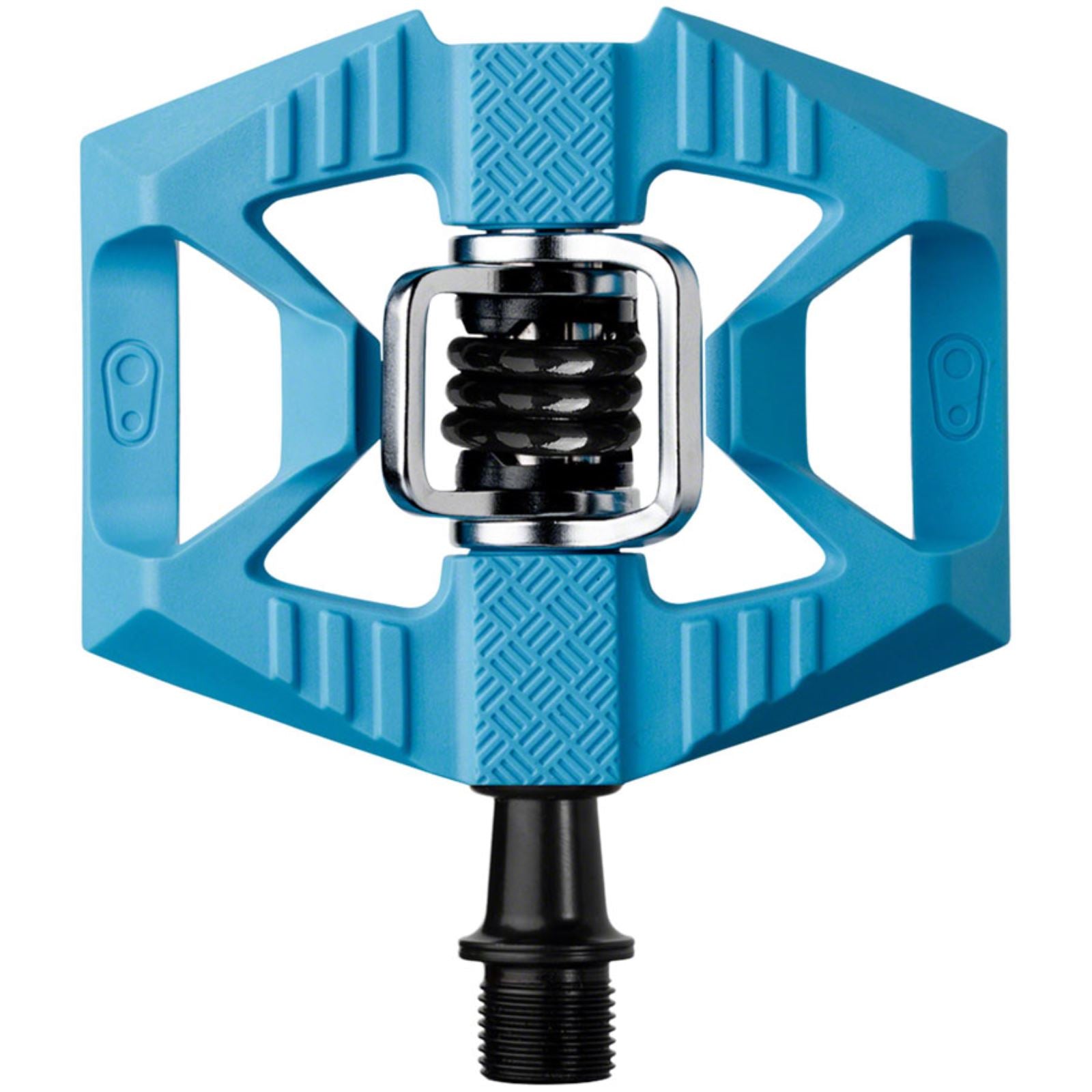 Crankbrothers Double Shot 1 Pedals - Dual Sided Clipless w/Platform Composite 9/16" Blue [MPN: 16181]_1230492