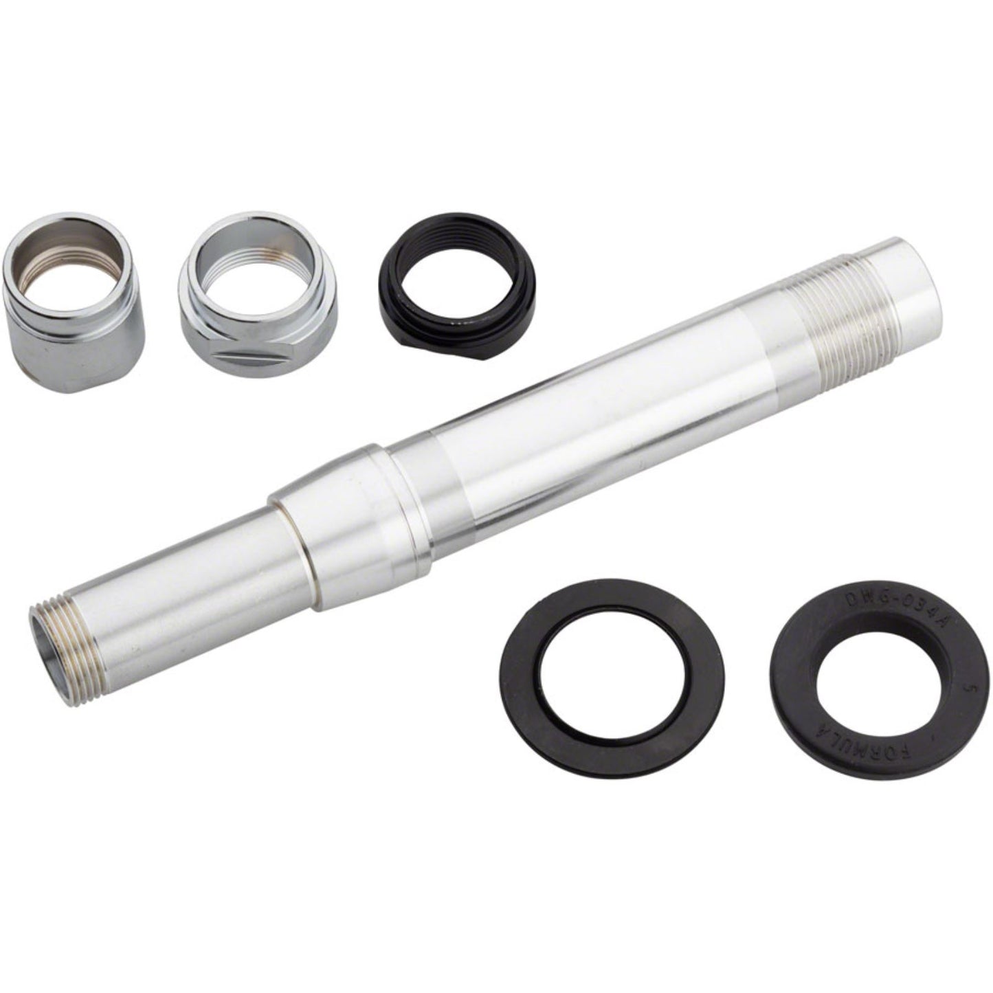 SRAM Complete Rear Axle Assembly Kit with Axle, Threaded Lock Nuts, and End Caps: 135/142 746 Hub, Shimano Driver Body [MPN: 11.2018.027.000]_1230796