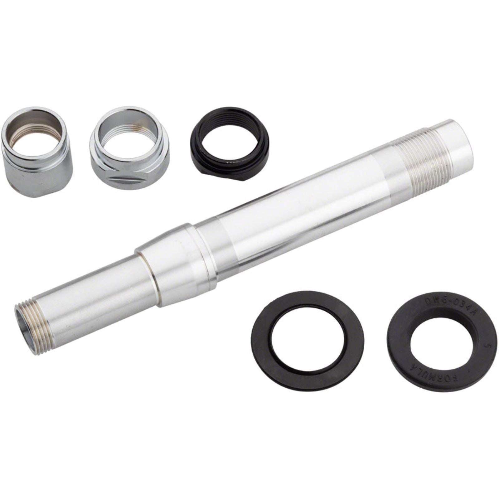 SRAM Complete Rear Axle Assembly Kit with Axle, Threaded Lock Nuts, and End Caps: 135/142 746 Hub, Shimano Driver Body [MPN: 11.2018.027.000]_1230796