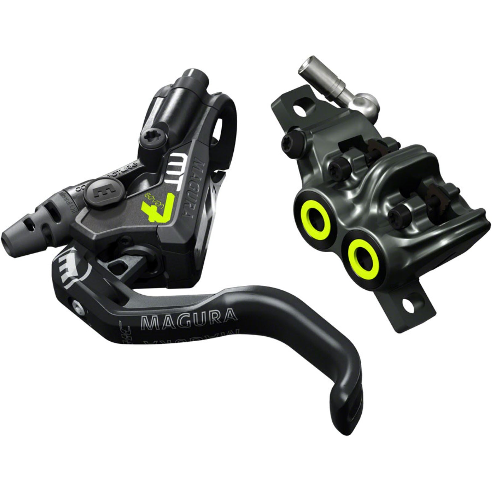 Magura MT7 Pro Disc Brake and Lever - Front/Rear, Hydraulic, Black/Gray [MPN: 2701445-]_1232170