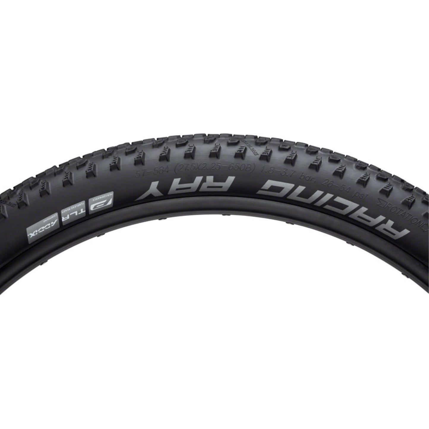 Schwalbe Racing Ray Tire - 27.5 x 2.25, Tubeless, Folding, Black 11601112_1232970