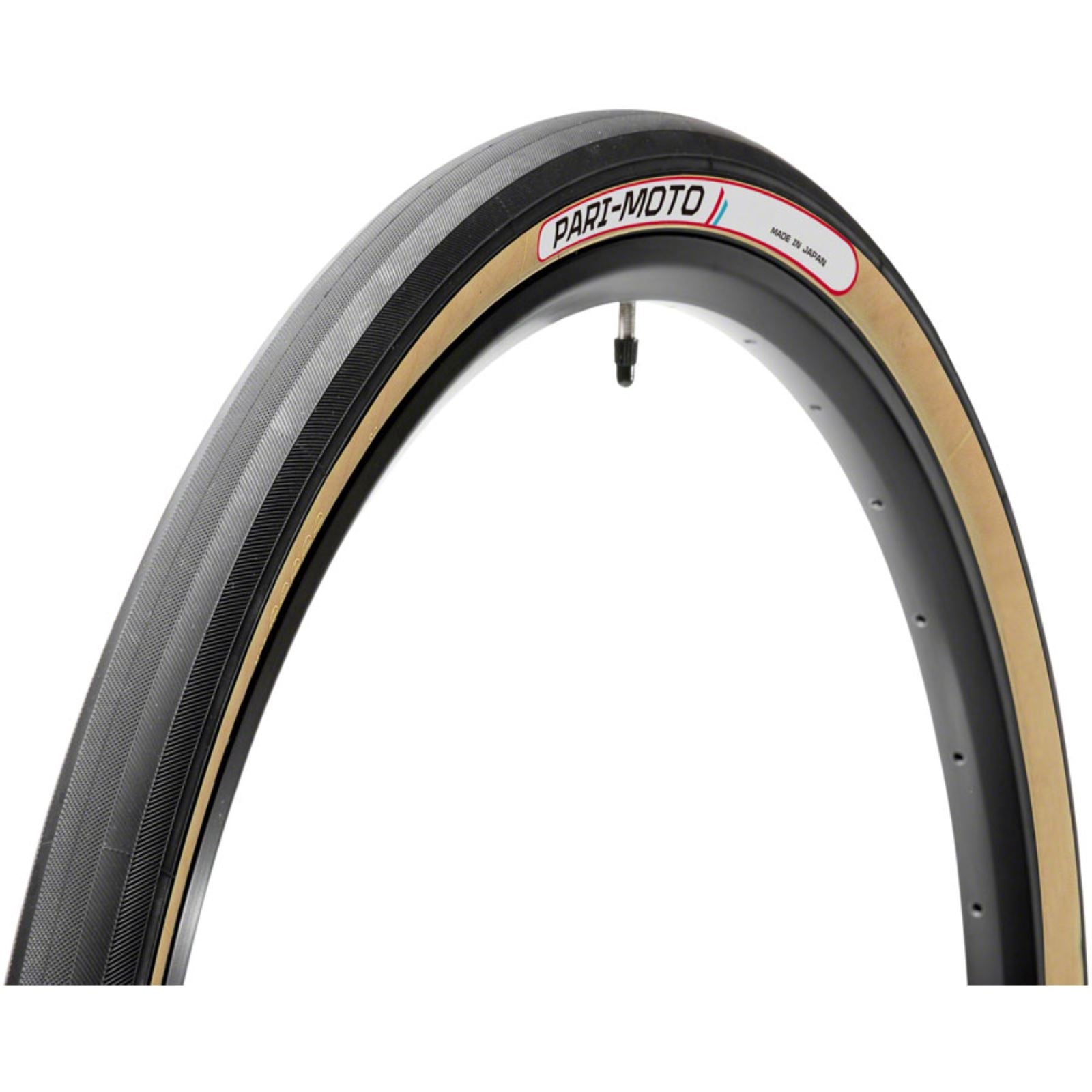 Panaracer Pari-Moto Tire - 650b x 48, Clincher, Folding, Black/Amber [MPN: RF650B48BLX-PM]_1233034