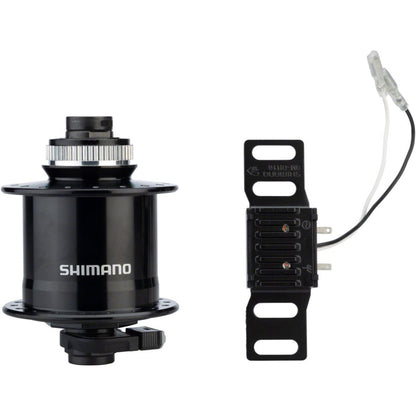 Shimano Metrea Dynamo Front Hub - 12 x 100mm - Center-Lock - Black - 32h [MPN: EDHUR7053DBGL]_1233106