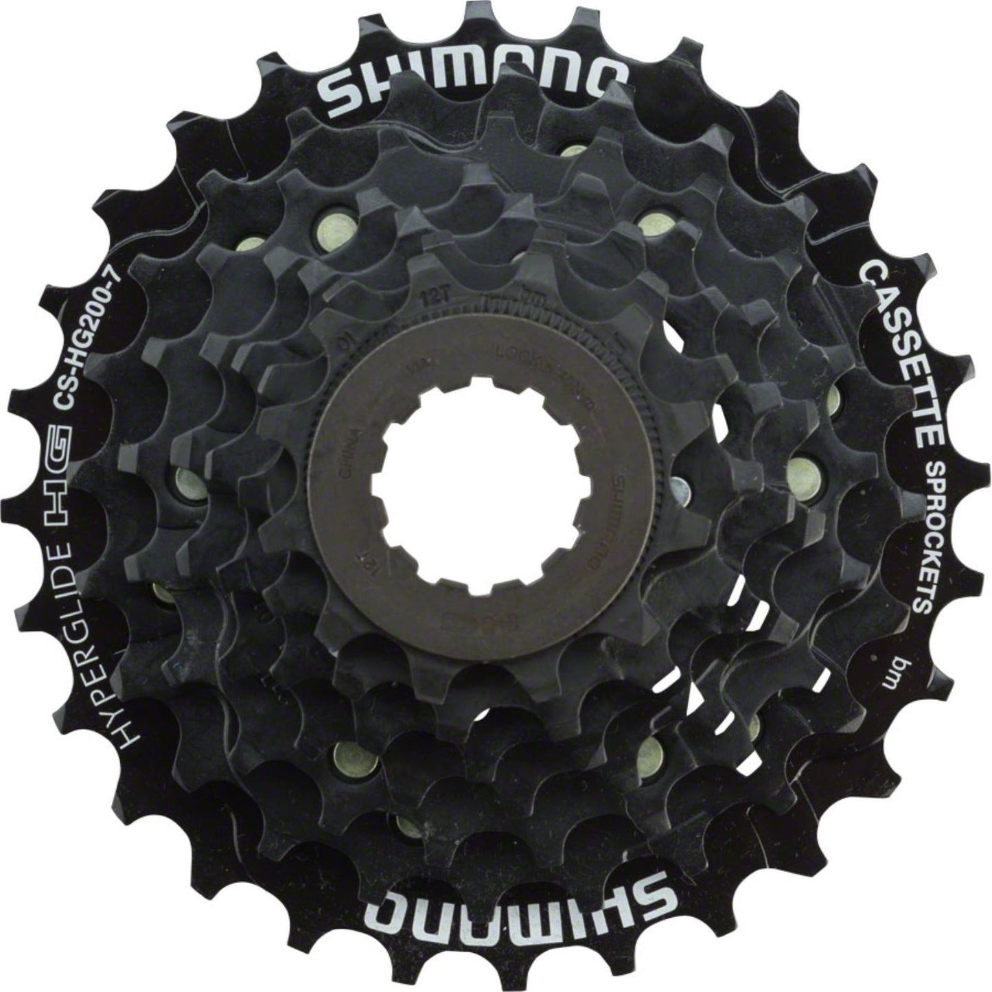 Shimano Cassette - 7 Speed - 12-28t - Black - Tourney CS-HG200  [MPN: ECSHG2007228T]_1233370