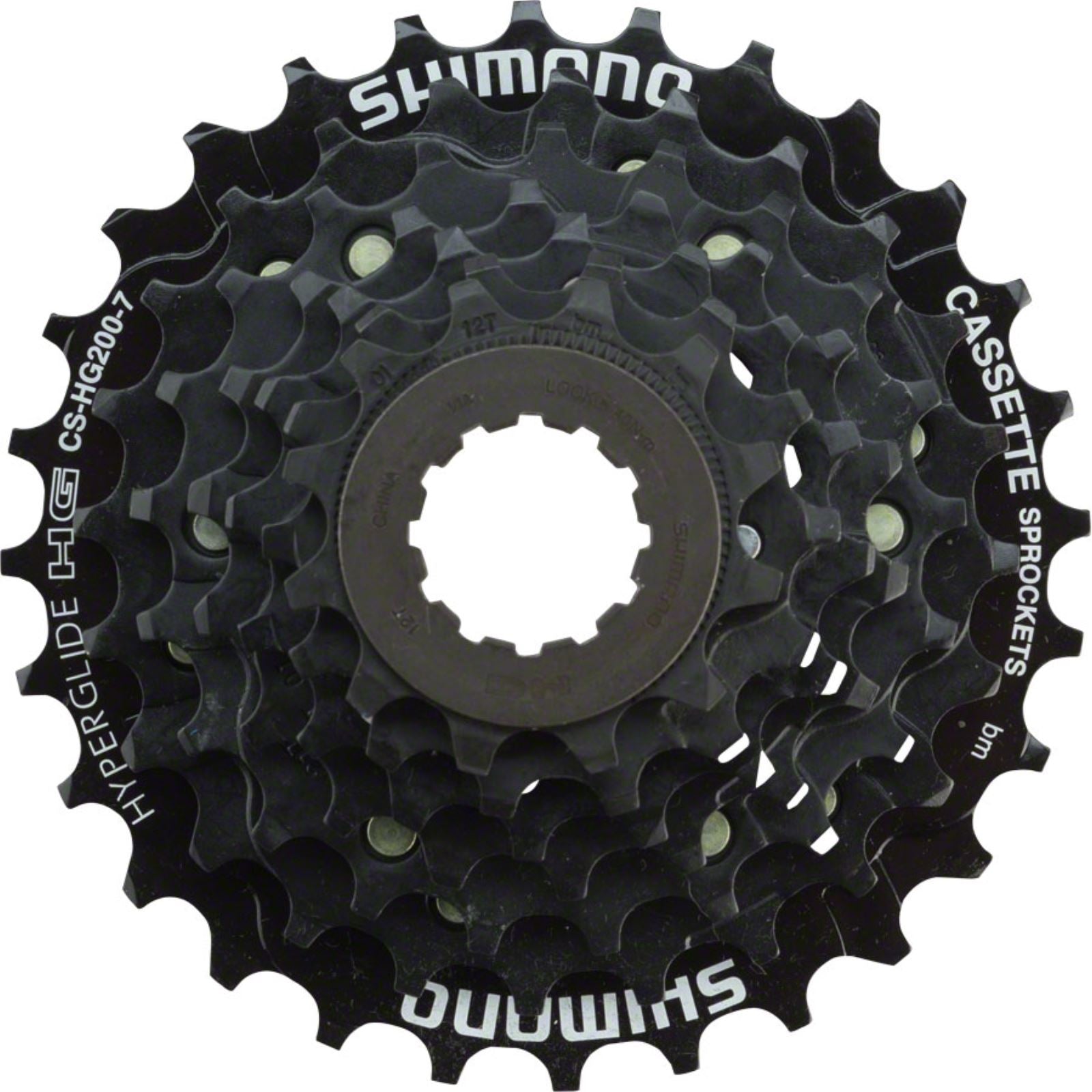 Shimano Cassette - 7 Speed - 12-28t - Black - Tourney CS-HG200  [MPN: ECSHG2007228T]_1233370