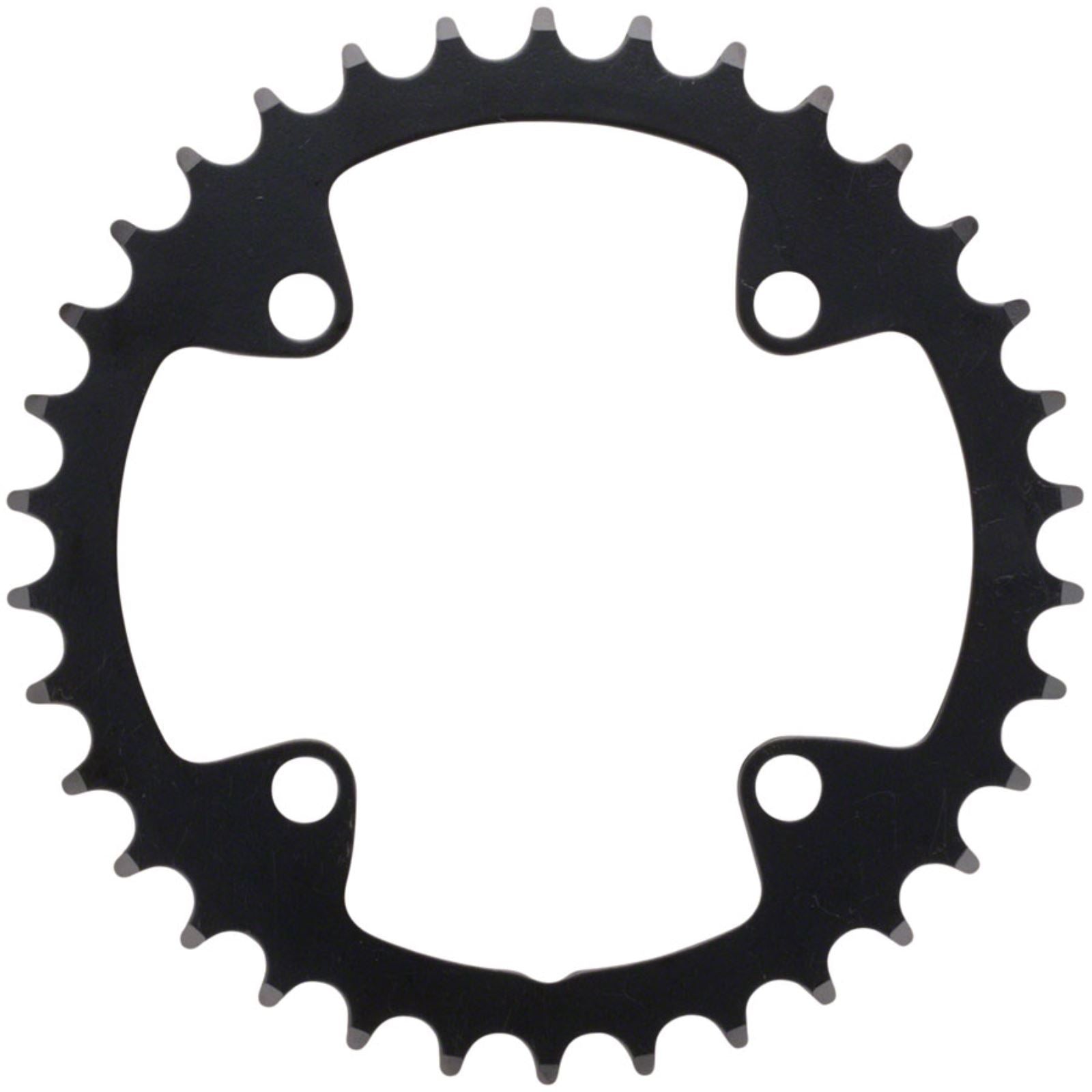 Full Speed Ahead Omega/Vero Pro Steel Road Double Chainring - 36t, Steel, Black [MPN: 370-0048003140]_1235102