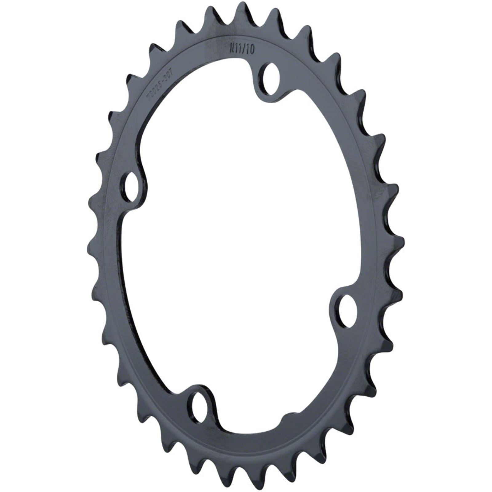 Full Speed Ahead Omega/Vero Pro Steel Road Double Chainring - 34t, Steel, Black [MPN: 370-0049002140]_1235031