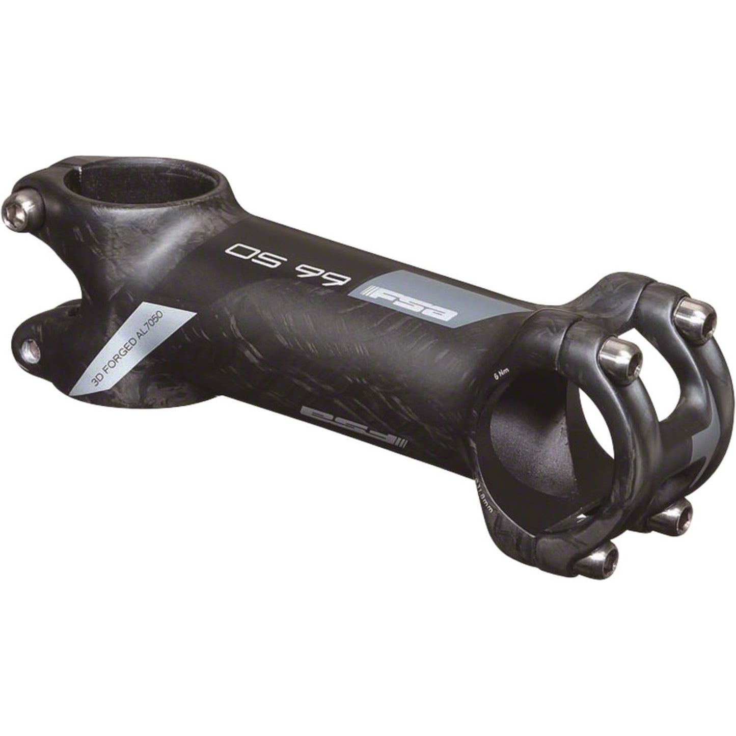 Full Speed Ahead K-Force Light Stem - 70mm, 31.8 Clamp, +/-6, 1 1/8", Carbon [MPN: 175-0323BKG]_1235062