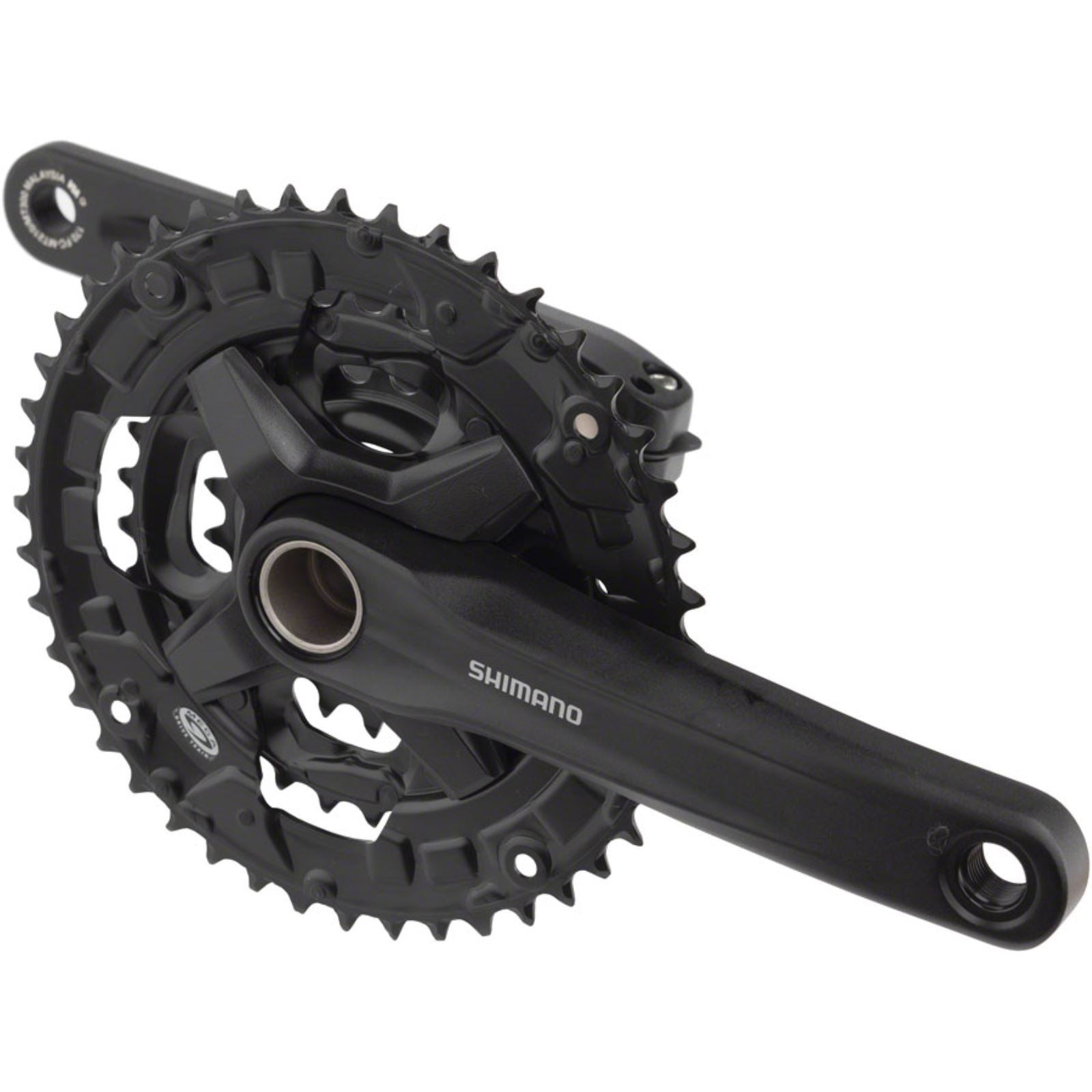 Shimano Crankset - 175mm - 9-Speed - 44/32/22t - Black - FC-MT210-3  [MPN: EFCMT2103EX422XL]_1235382
