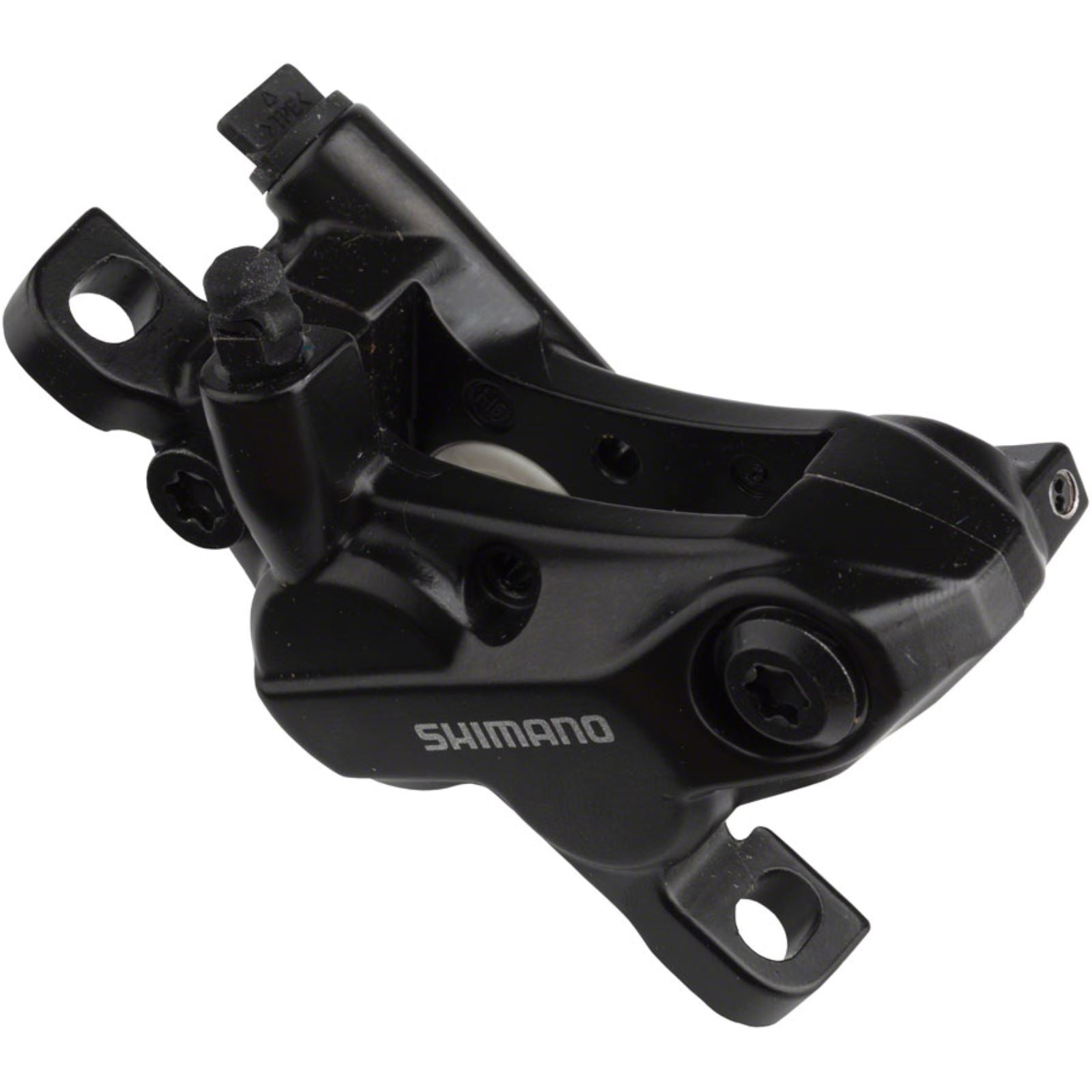 Shimano Disc Brake Caliper - Front or Rear - Black - 4-Piston - BR-MT520 [MPN: EBRMT520MPMXL]_1236064