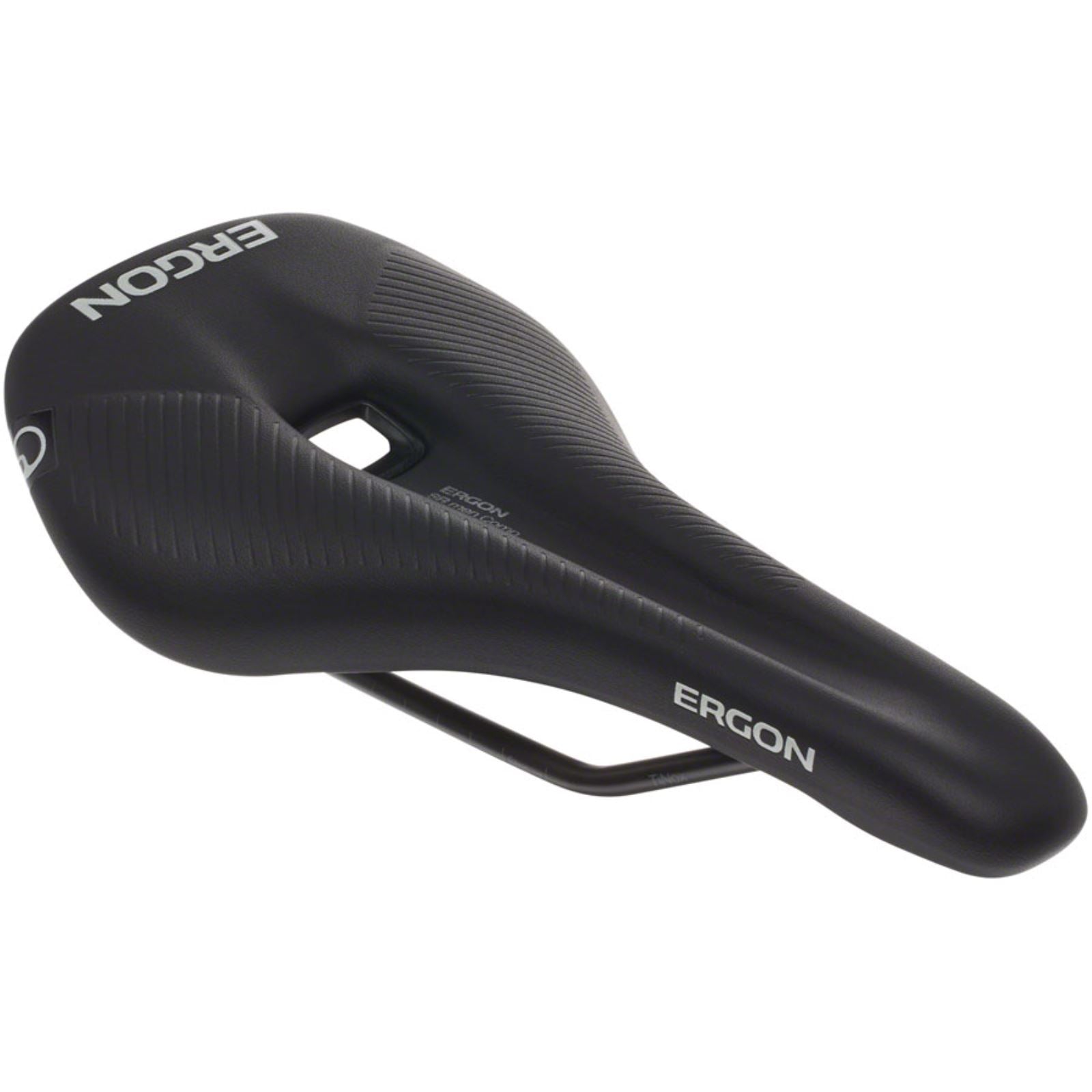Ergon SR Comp Saddle - Titanium, Black, Men's, Small/Medium [MPN: 44062020]_1236504